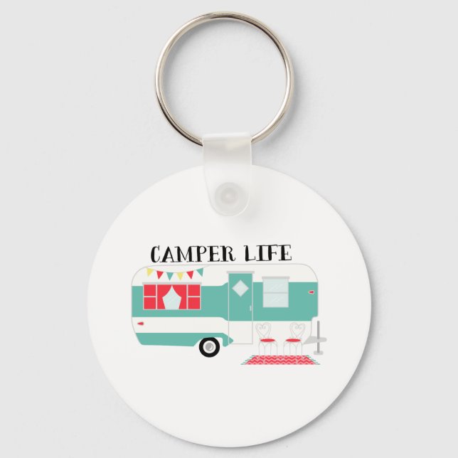 Camper Life Schlüsselanhänger (Vorderseite)