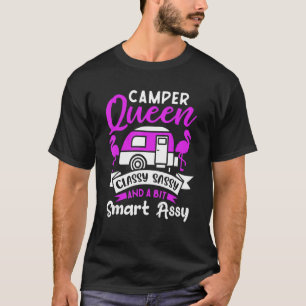 Camper Queen elegant und ein wenig clever Schnitt T-Shirt