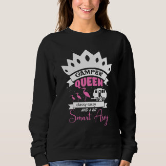 Camper Queen Sassy präsentiert Frauen RV Camping Sweatshirt