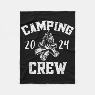 Camper Road Trip Family Matching Group Camping Cre Fleecedecke