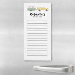 Camper RV Trailer Custom Grocery Shop To-DO Liste Magnetischer Notizblock<br><div class="desc">Machen Sie Ihre Shopping-Listen stilvoll mit diesem maßgeschneiderten Einkaufs- oder Listen-Notizblock. Ändern Sie den Text nach Ihren Bedürfnissen in Anzug. Behalte oder löscht auch die Zeilen. Karo meinen Shop für mehr!</div>