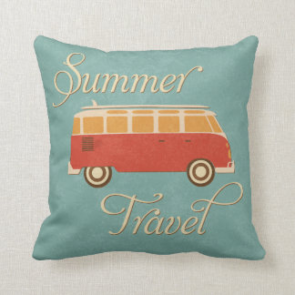 Camper-Sommer-Reise-Dekor-Kissen KRW Retro Kissen