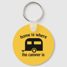Camper Trailer Zuhause Funny Schlüsselanhänger