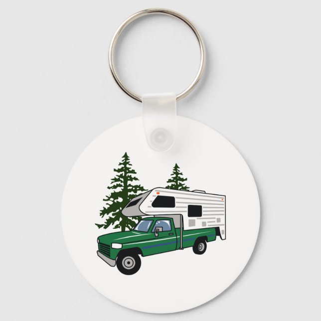 Camper Truck Schlüsselanhänger (Vorderseite)