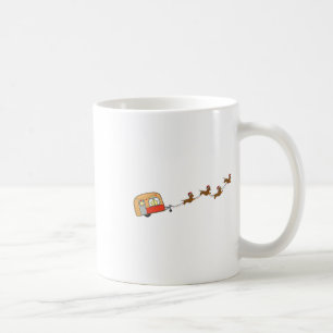 Camper Van Christmas Dackel Sleigh Dackel Dog X- Kaffeetasse