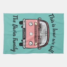 Camper van Zubehör so rollen wir Geschirrtuch