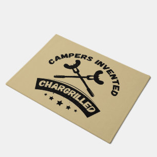 Campers Inventar Chargrilled Funny Campfire Joke Fußmatte