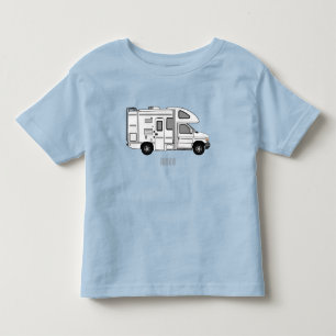 Campervan Cartoon Illustration Kleinkind T-shirt