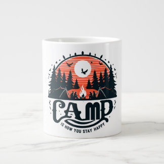 Campfeuerabende inmitten der Pinienwälder Jumbo-Tasse