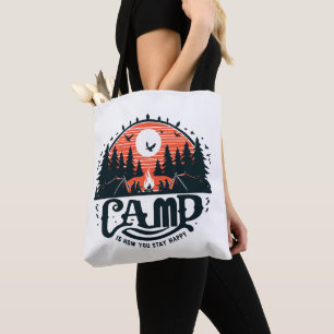 Campfeuerabende inmitten der Pinienwälder Tasche