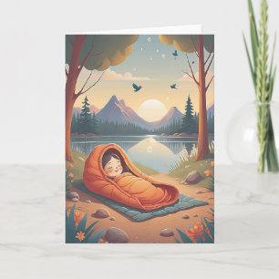 Campfire Birthday Memories Karte
