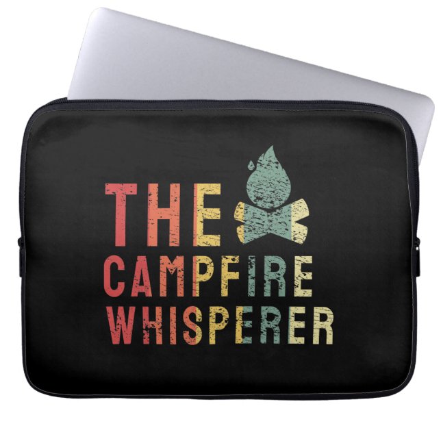 Campfire - Campfire Whisperer Laptopschutzhülle (Vorderseite)