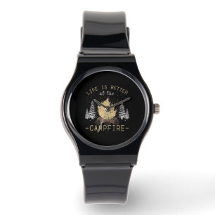 Campfire - Das Leben wird besser durch das Campfeu Armbanduhr