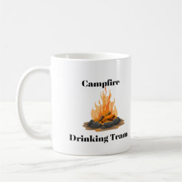 Campfire Drink Team auf einem Kaffeetasse