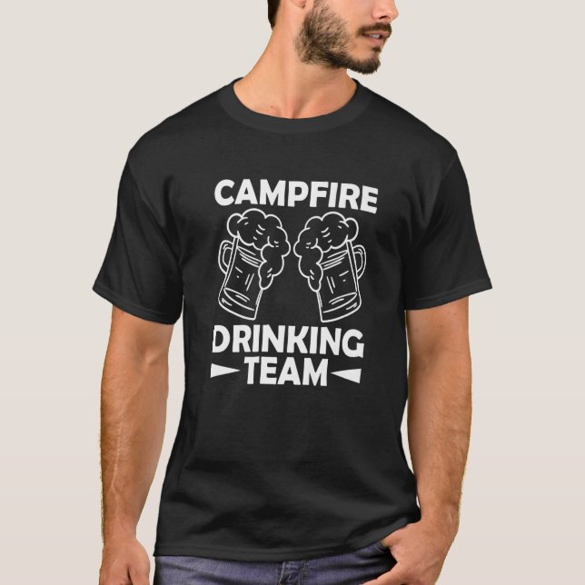 Campfire Drinking Team  2 T-Shirt (Vorderseite)