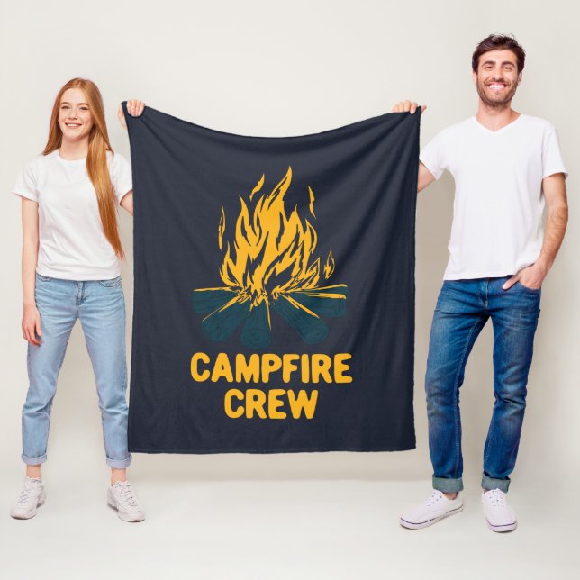 Campfire Family Wiedersehen Camping Crew Fleecedecke (Beispiel)