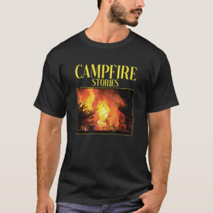 Campfire Geschichten Burning House Camping Camper T-Shirt