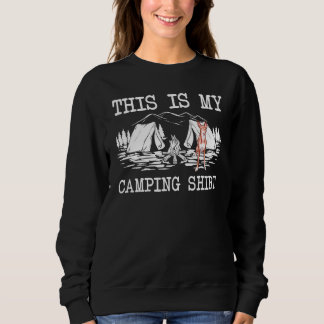 Campfire Ibizan Hound Hund Das ist mein Camping Sweatshirt