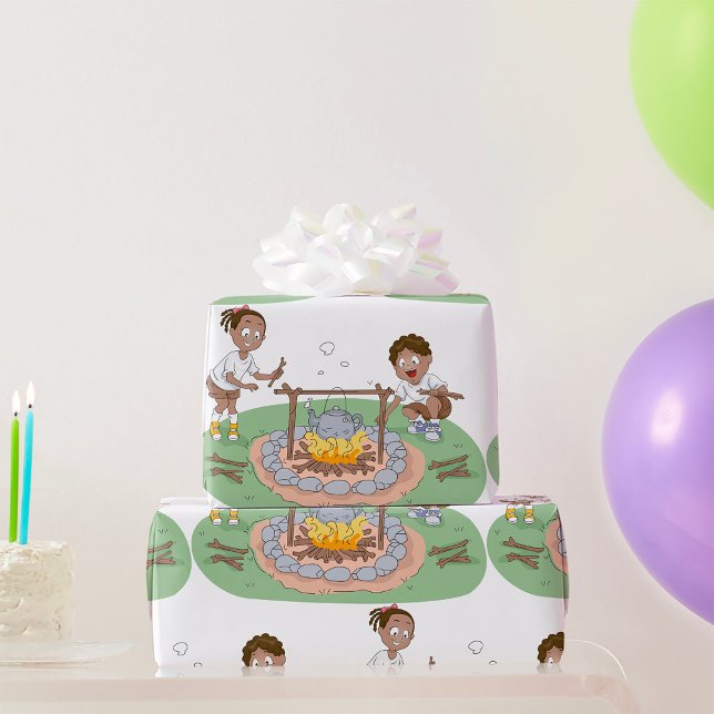 Campfire Kids Geschenkpapier (Von Creator hochgeladen)