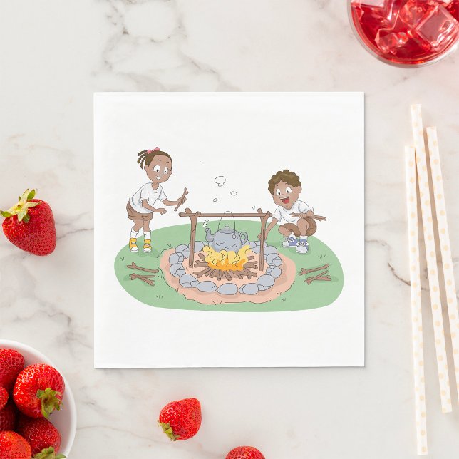 Campfire Kids Serviette (Von Creator hochgeladen)