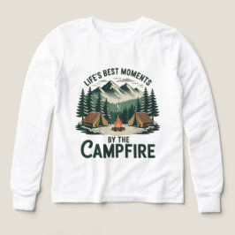 Campfire Moments - Girls’ Tents & Mountains Kids’