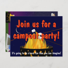 Campfire-Party Einladung