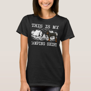 Campfire Rottweiler Hund Das ist mein Camping T-Shirt