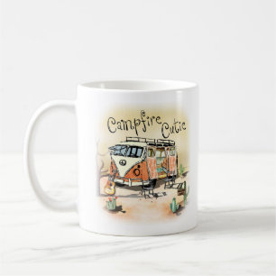 Campfire-Schatz Vintage-Camping Kaffeetasse