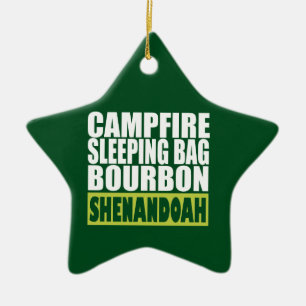 Campfire Schlaftasche Bourbon Shenandoah Keramikornament