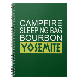 Campfire Schlaftasche Bourbon Yosemite Notizblock