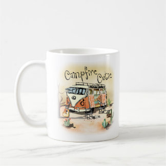 Campfire Süsse Vintages Camping Kaffeetasse