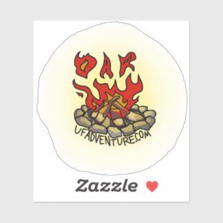 Campfire Vinyl Sticker