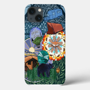 Camping-Abenteuer-Collage iPhone / iPad-Hülle Case-Mate iPhone Hülle
