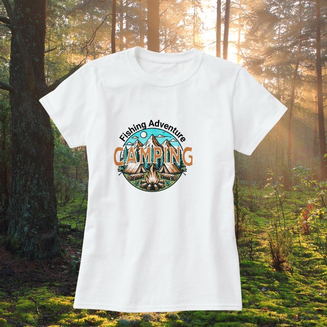 Camping Adventure Ladys T - Shirt (Camp Shirt)