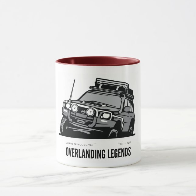 Camping Adventure | Nissan Patrol 4x4  Tasse (Zentrum)