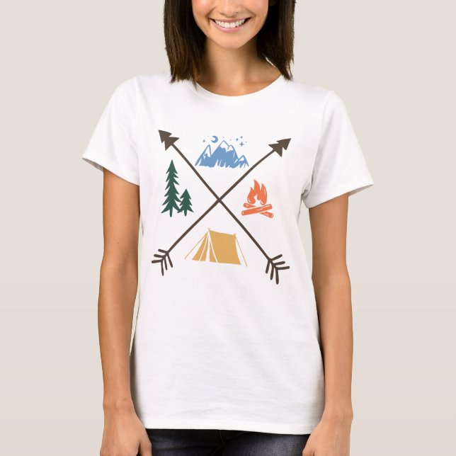 Camping Adventure T-Shirt (Vorderseite)