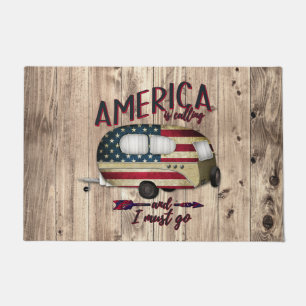 Camping Amerika ruft und ich muss gehen Fußmatte