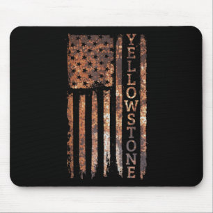 Camping & amp; Glamping Apparel Yellowstone Patrio Mousepad