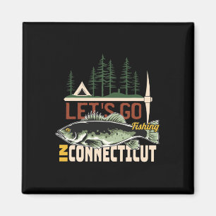 Camping Angeln in Connecticut - Natur Connecticu Magnet