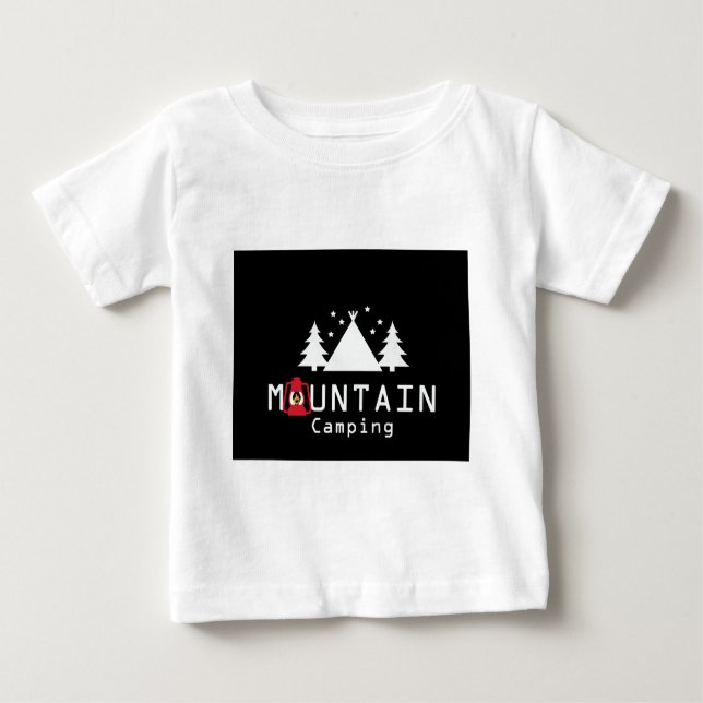 Camping Baby T-shirt (Vorderseite)