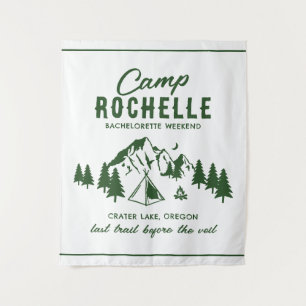 Camping Bachelorette Party Contexte Tapisserie