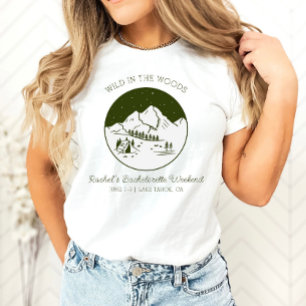 Camping Bachelorette Personalisierter T - Shirt