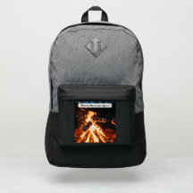Camping Backpack – Night Campfire Marshmallow 