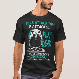 Camping Bärenattacke Tipp Toter Wandercamper Pro T-Shirt