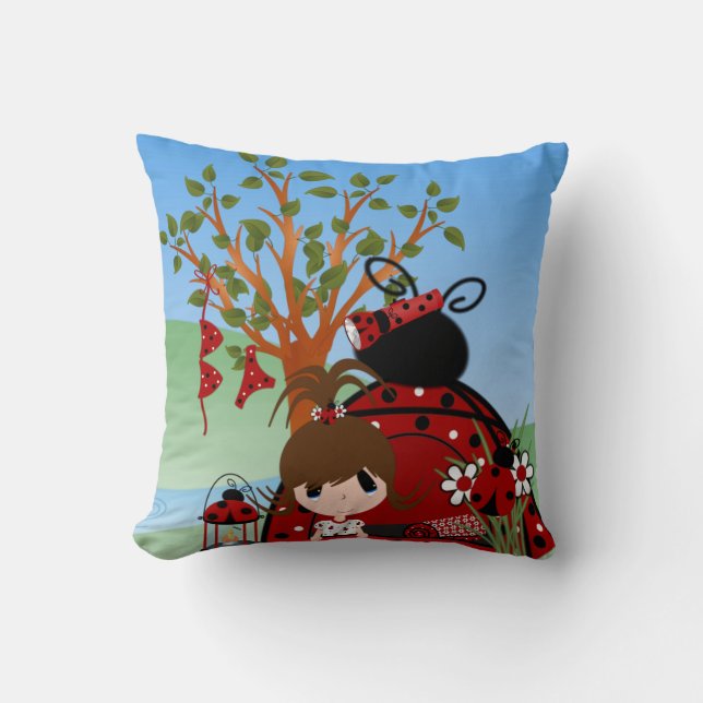 Camping bei 2 Kissen (Vorderseite)