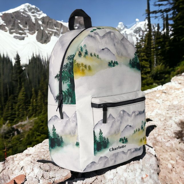 Camping Berge im Freien Colorado Name Bedruckter Rucksack (Camping mountains outdoors colorado name printed backpack)