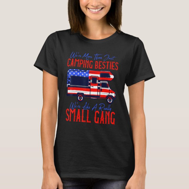 Camping Besties Camper Familie Ultimate 4. Juli T-Shirt (Vorderseite)