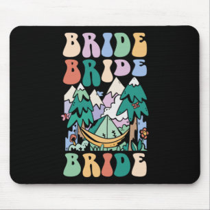 Camping-Brautjungfern-Party-Camping-Junggesellinne Mousepad