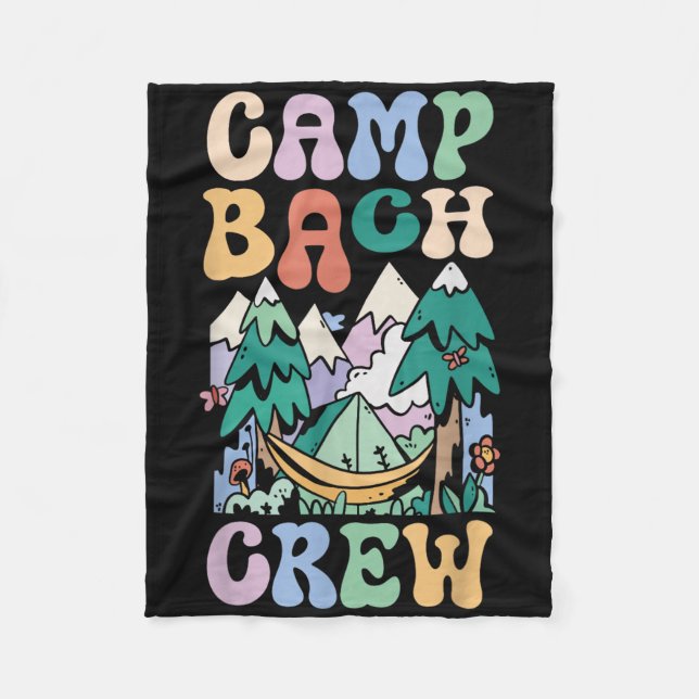 Camping Brautparty Camp Bachelorette Camp Bach C Fleecedecke (Vorderseite)