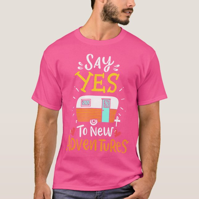 Camping Camper Camp T-Shirt (Vorderseite)